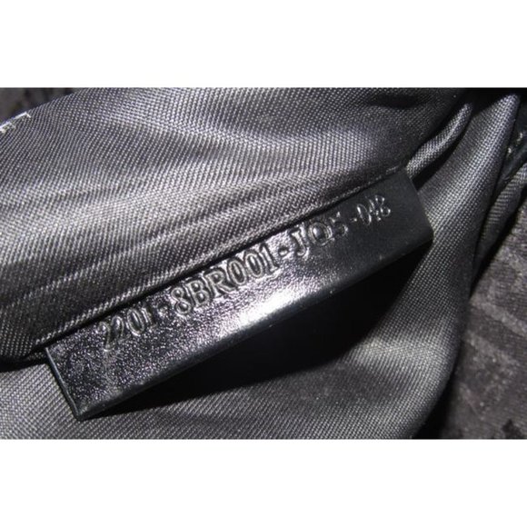 Fendi Mamma Zucco Black Shoulder Bag Zucchino Print Canvas And Leather - Picture 10 of 12